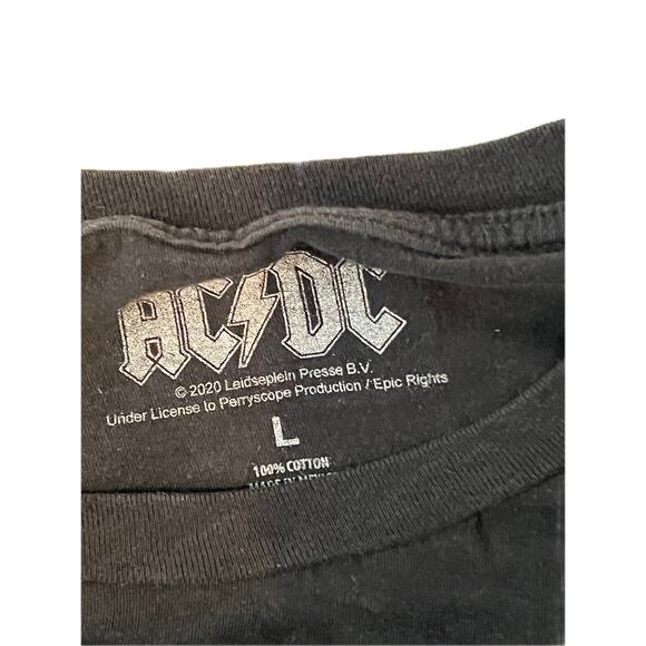 AC DC High Voltage 2020 Retro T-shirt Mens L - Picture 3 of 3